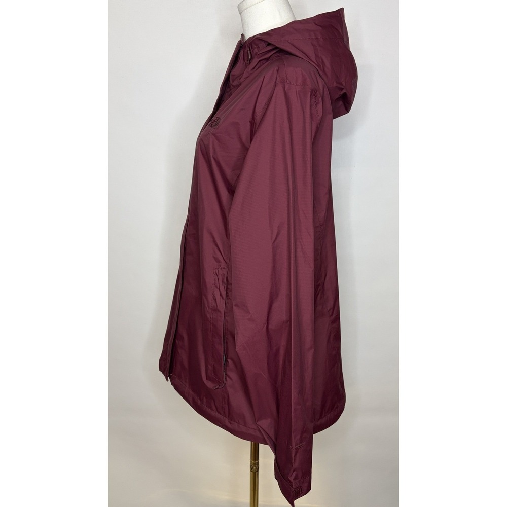 The North Face DryVent Rain Jacket Womens XL Burgundy Maroon Hooded Shell Coat - Picture 6 of 10